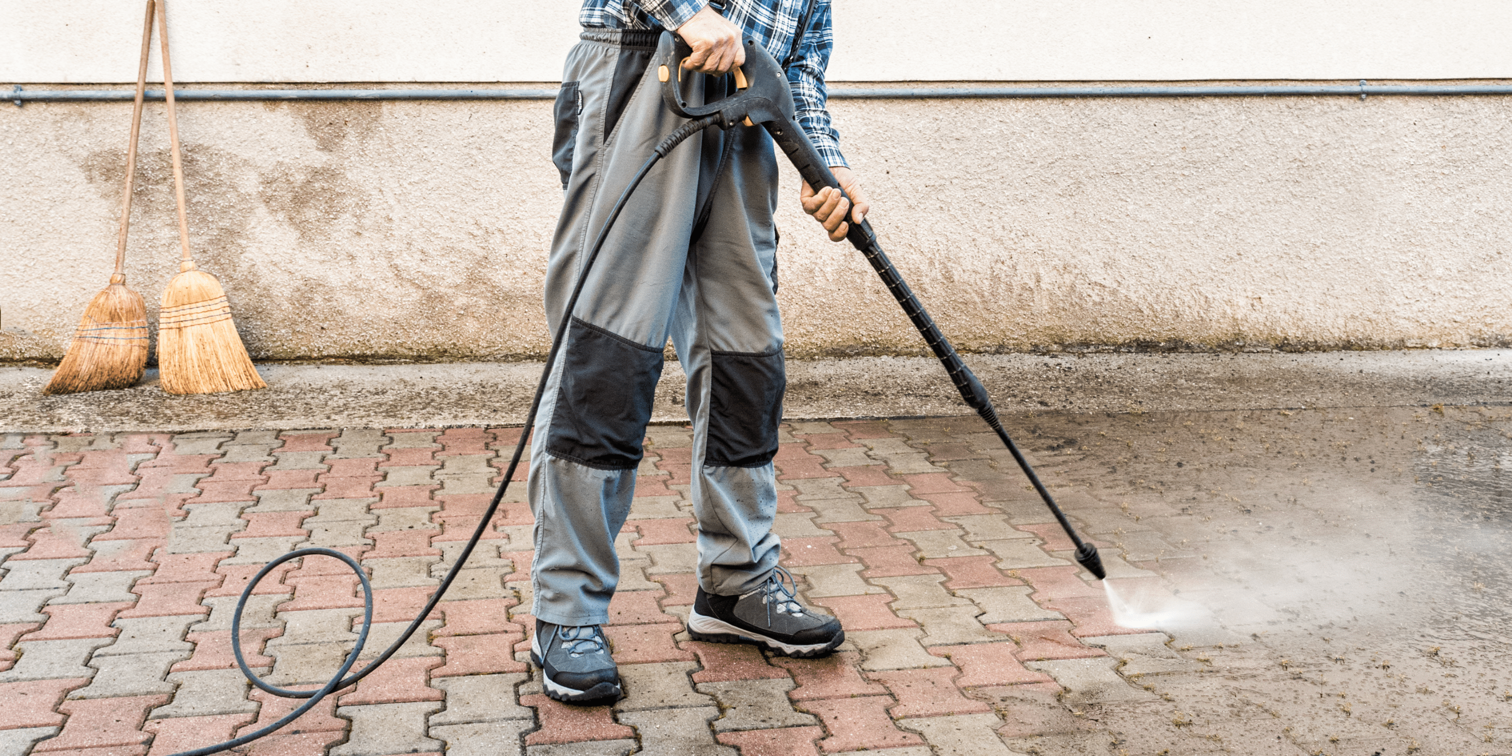 Gas-powered pressure washer is a good choice