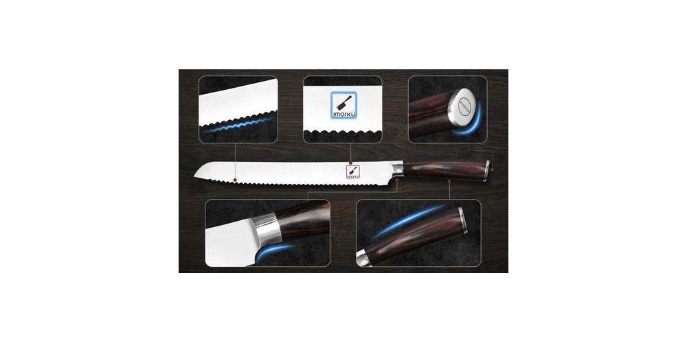 best imarku knife block and cutlery set